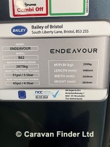 Bailey Endeavor B62 2025 (Trade) image 12